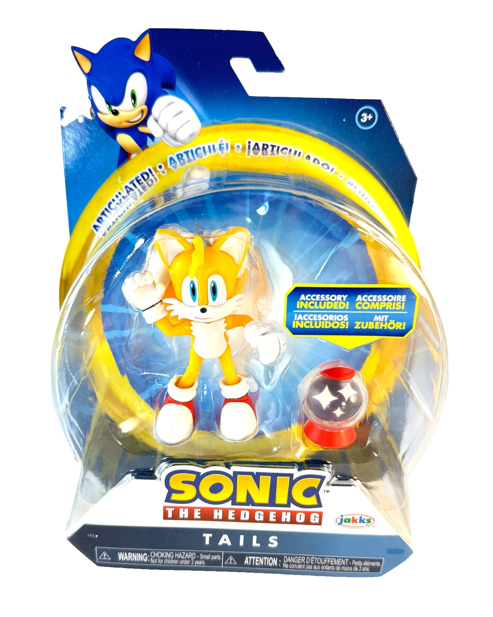 Jakks Pacific Sonic The Hedgehog Tails 4” Action Figure Invincible