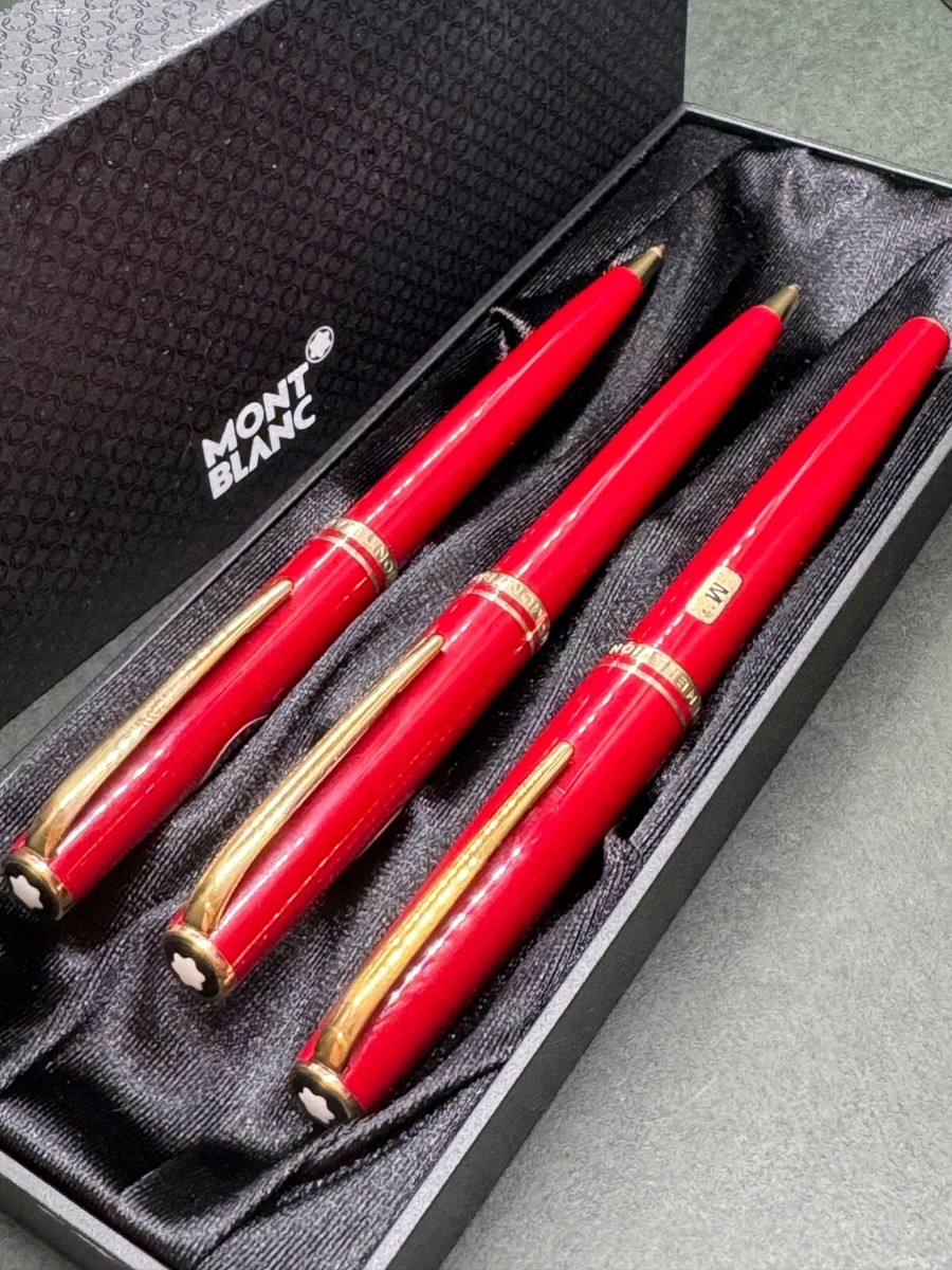 300.モンブラン　GENERATION　BP レッド／ゴールド MONTBLANC GENERATION Red GT Vintage 14K-FP & Twist-BP & 0.7mm