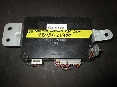 98 MAXIMA INFINITI I30 BCM #28491-2L900 *See item 98 MAXIMA INFINITI I30 BCM #28491-2L900 *See item