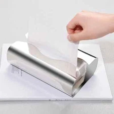 Metal StainlessSteel Kitchen decorative Tissue box Dispenser Bedroom Napkin Rack