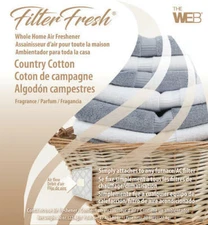 Filter Fresh Whole Home Country Cotton Air Freshener AC Furnace Pad House Scent