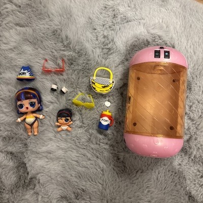super rare L.O.L surprise doll spy Pop heart +her sister with and acsessories