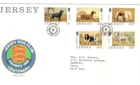1988 JERSEY - JERSEY DOG CLUB CENTENARY FDC FROM COLLECTION N56