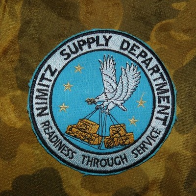 Original Vietnam War era USS Nimitz CVN-68 Supply Department Patch