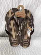 Havaianas Women's Flip Flops Sandals Dark Brown Dark Brown US 8W / EU 41/42 NWT