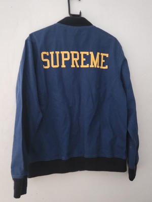 SS13 Supreme Cadet varsity jacket blue L large Vintage 2013