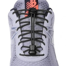 No Tie Elastic Lock Shoe Laces Rope Running Jogging Sneakers Trainer Shoelaces
