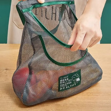 Reusable Storage Bags Kitchen Hanging Mesh Bag Home Fruit And Vegetable Storage