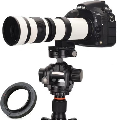 420 800mm Telephoto Zoom Lens MF for Canon EOS Rebel T8i T7i T7 T6 T5 T4i T3i