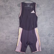 ADIDAS 2024 Pro Elite Promo Sleeveless Running Suit Mens MEDIUM Purple