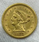 1853-P Liberty Head Gold Quarter Eagle $2.50 Philadelphia Mint Scarce Type Coin