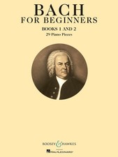 Bach for Beginners Books 1  2 Piano Solo Classical Sheet Music 29 Pieces