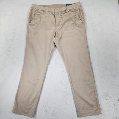 Bonobos Wednesday Pants Mens 38x30 (Fit 38x31) Straight Leg Chino Khaki