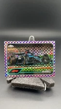2024 Topps Chrome Formula 1 F1 George Russell Purple Checker Falg /199 #20272 S