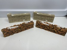 Department 56 Village Accessories Stone Wall Set Of 4 Christmas
