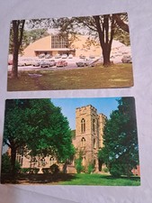 Fairfield IA-Iowa Parsons College Vintage Postcard Fry Thomas Field House 
