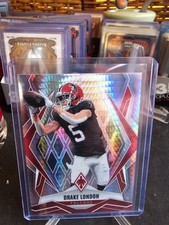 2025 Panini Phoenix Football Drake London #126 Hyper Silver