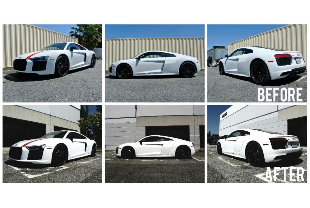 For Audi R8 17-20 Megan Racing 1.5" x 1.4" Front & Rear Lowering Coil Springs