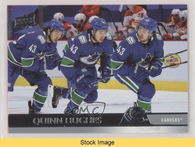 2020 Upper Deck Extended Series Triple Exposure Variation Quinn Hughes READ 0il7