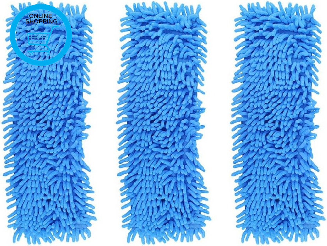 Extendable Microfibre Floor Mop Cleaner Sweeper Wooden Laminate Tile Wet Dry (X3