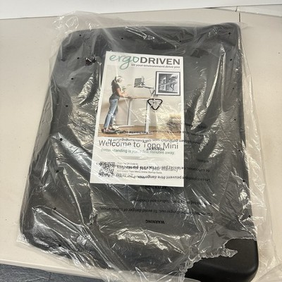 Topo Mini Standing Desk Mat Ergodriven Anti-Fatigue Terrain Mat Black NEW Open!