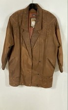 Vintage 90s Global Identity G-III Women's Brown Leather Thinsulate Jacket Sz L