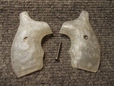 Custom Boot Grips for S W, Smith  Wesson J Frame Round Butt Faux Pearl