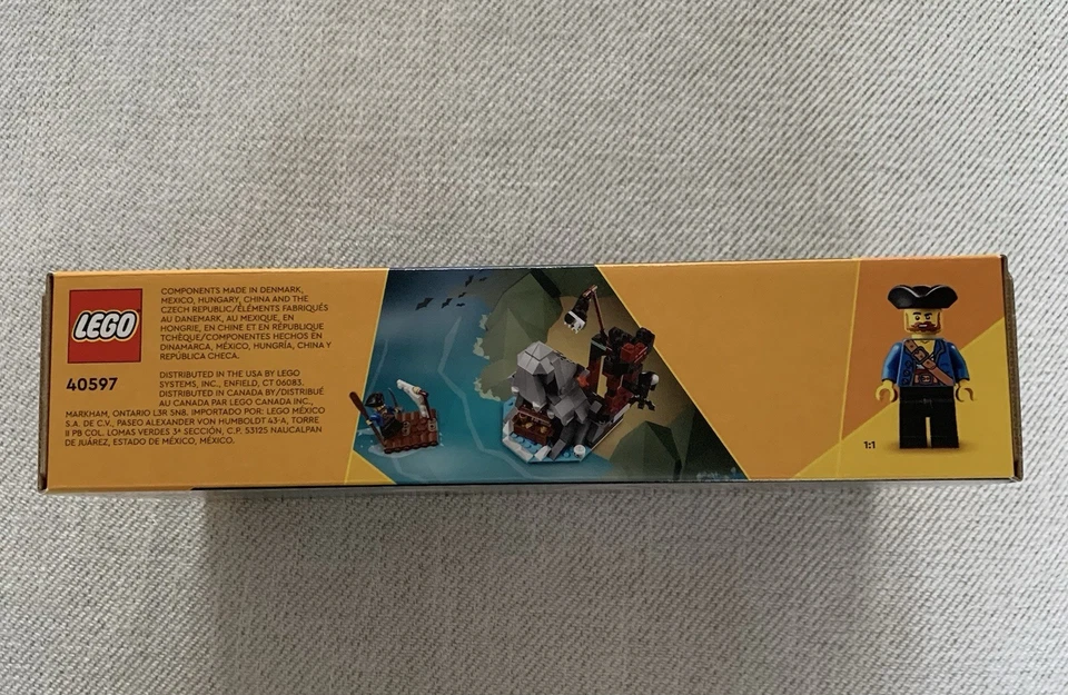 LEGO 40597 страшный пиратский остров GWP промо набор 214 штук новый запечатанный Бесплатная доставка - Изображение 3 из 4