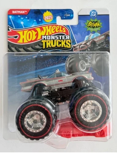 Hot Wheels Monster Trucks Treasure Hunt ZAMAC Batman TV Series Batmobile RedLine