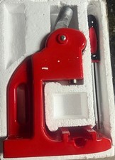 Button Badge Maker Press Machine Red Manual Pin Button Press New Open Box