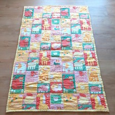 Waverly for Schumacher "Fun Fair" Baby Quilt Wall Art Tapestry Blanket 57"x38"