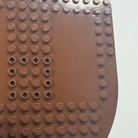 LEGO Lot of 2 - 47988 Boat Bow Top 14x12 & 48000 Deck Brick 16x16x1 - Red. Brown