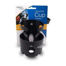 Valcobaby Pram Stroller Cup And Bottle Holder Universal Fit Large Cups Black