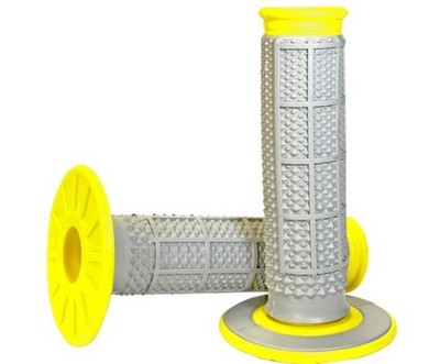 Renthal Tapered Dual Compound Grips - Yellow Motorcycle ATV/UTV Street Bike G194