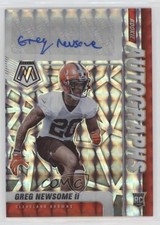 2021 Panini Mosaic Rookie Auto Mosaic Greg Newsome II #RA-68 Auto 9r9