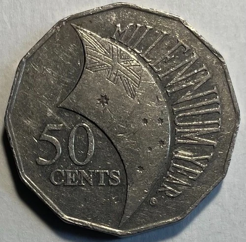 2000 Australia 50 Cents — photo from another recent sale