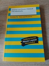 Die Judenbuche. Textausgabe mit Kommentar und Materialien Reclam XL - Text un...