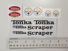 Mighty Tonka Scraper Sticker Set 1970 To 1973