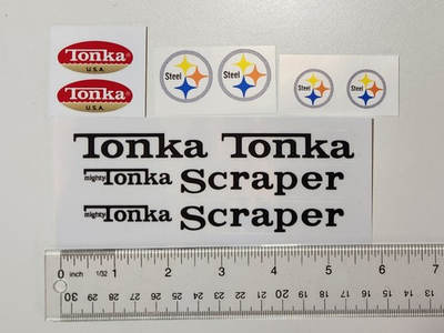 #ad #ad Mighty Tonka Scraper Sticker Set 1970 To 1973 $6.99