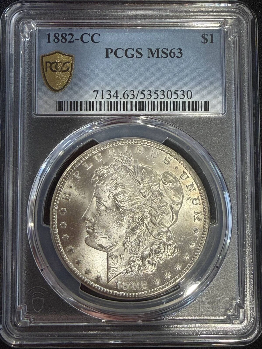 Carson City Grade MS 63 1882 Year Morgan US Dollars (1878-1921