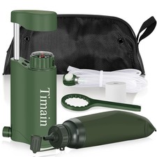 Portable Outdoor Water Filter Pump Camping Hiking Survival Filtration System