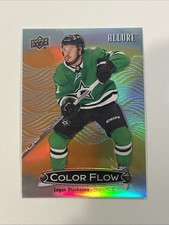 2024-25 Upper Deck Allure - Color Flow Logan Stankoven CFL-29 Orange Yellow (RC)