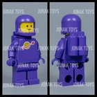 LEGO Classic Dark Purple Spaceman Custom Figure w/ Space Helmet