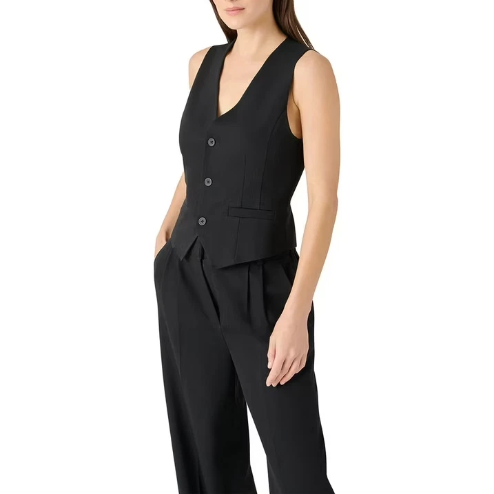 Chaleco para mujer Steve Madden talla L negro Foto 3 de 4