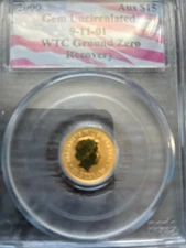 wtc ground zero recovery coins gold