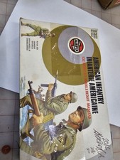 Vintage Airfix 1/32 American Infantry 51452-5 30 Figures Boxed Complete 