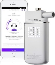Mini V2 Breath Ketone Meter - Non-Invasive, Instant Keto Tracker App Sync