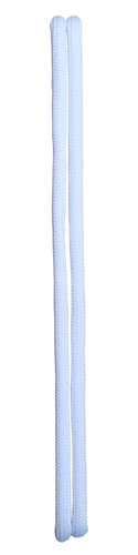 CHEX 15 Paia Lacci Scarpe Rotondi 180 cm 71" Bianchi 5 mm Nylon - Afbeelding 4 van 4