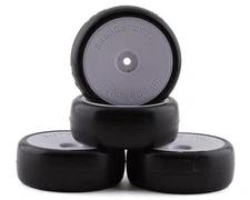 Team Powers Pre-Mounted Touring Car Rubber Tires w/12mm Hex (White) (4)