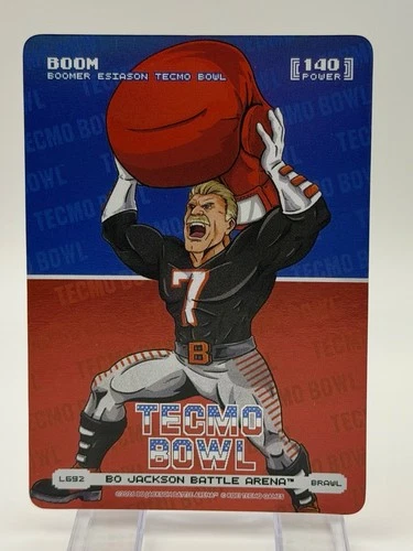 2026 Bo Jackson Battle Arena Tecmo Bowl Boom Brawl Logofoil